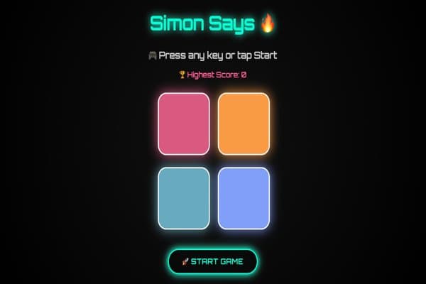 Simon Says Game